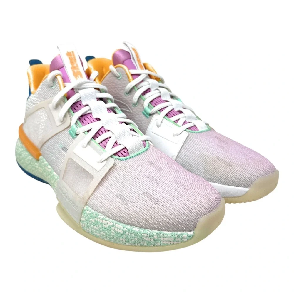 ANTA Impact 1 Basketball Shoes Men Size 13 Mid-Top Ceramic Green Pink Kyrie
